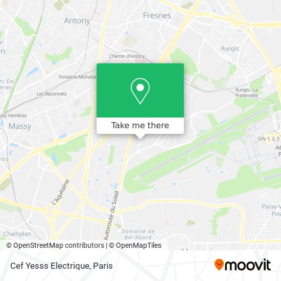 Cef Yesss Electrique map