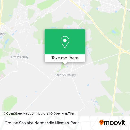 Mapa Groupe Scolaire Normandie Niemen