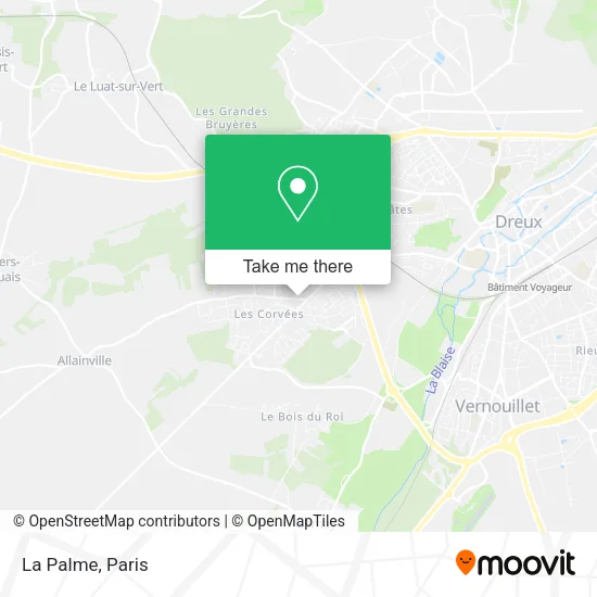 La Palme map