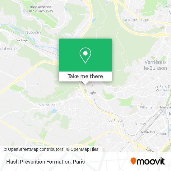 Flash Prévention Formation map