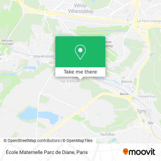 École Maternelle Parc de Diane map