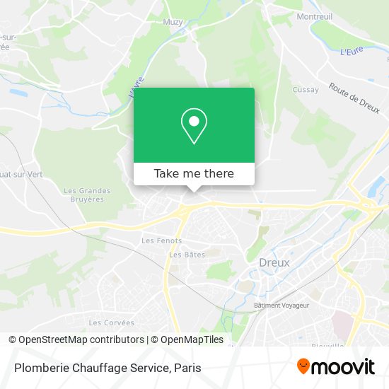 Plomberie Chauffage Service map