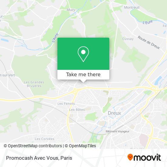 Promocash Avec Vous map