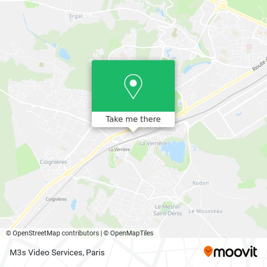 M3s Video Services map