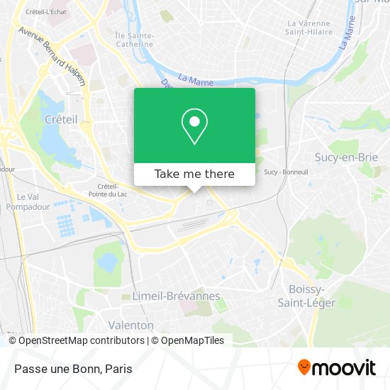 Mapa Passe une Bonn