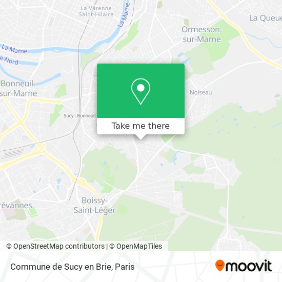 Commune de Sucy en Brie map