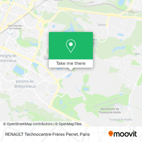 RENAULT Technocentre-Frères Perret map