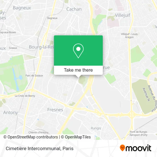 Cimetière Intercommunal map