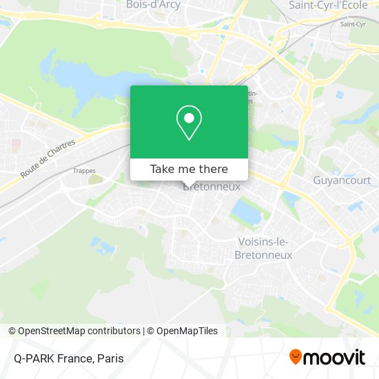 Q-PARK France map