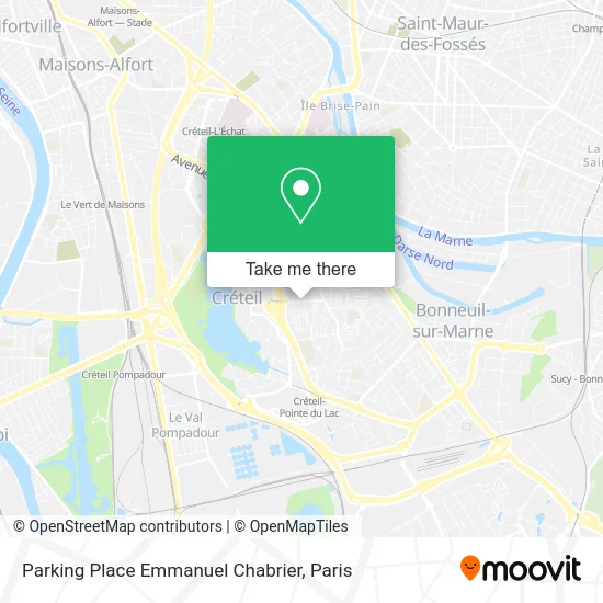 Parking Place Emmanuel Chabrier map