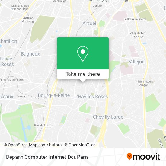 Depann Computer Internet Dci map