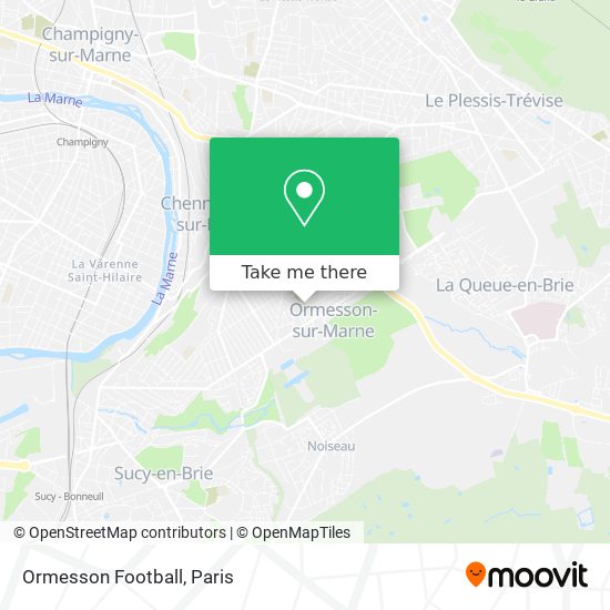 Mapa Ormesson Football