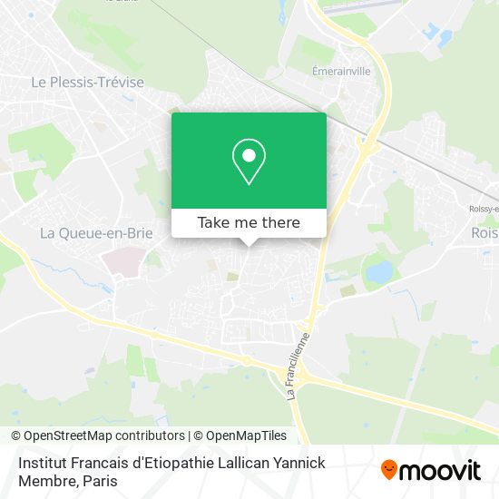Institut Francais d'Etiopathie Lallican Yannick Membre map