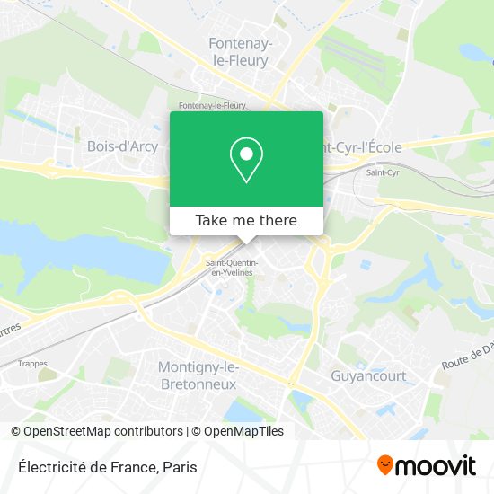 Électricité de France map