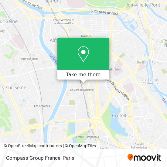 Mapa Compass Group France