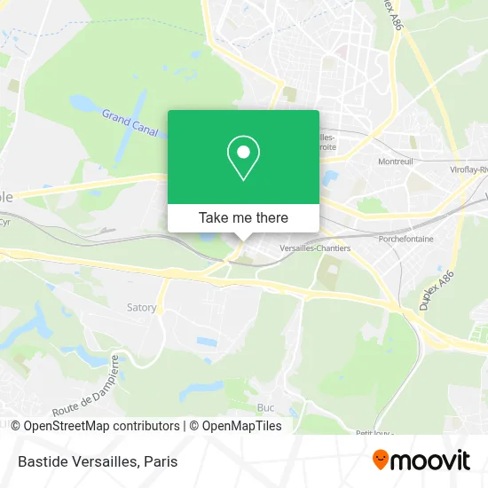 Bastide Versailles map