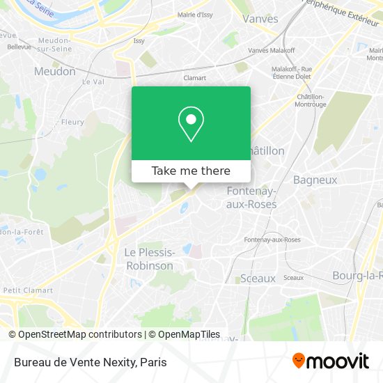 Bureau de Vente Nexity map