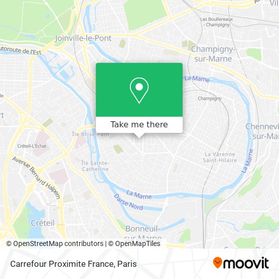 Carrefour Proximite France map