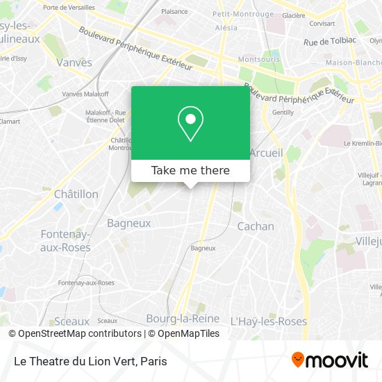Le Theatre du Lion Vert map