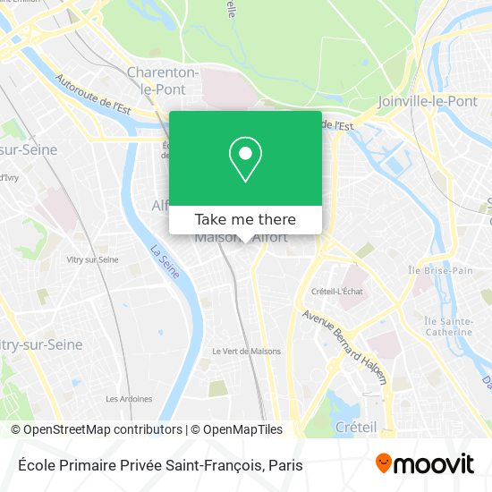 Mapa École Primaire Privée Saint-François