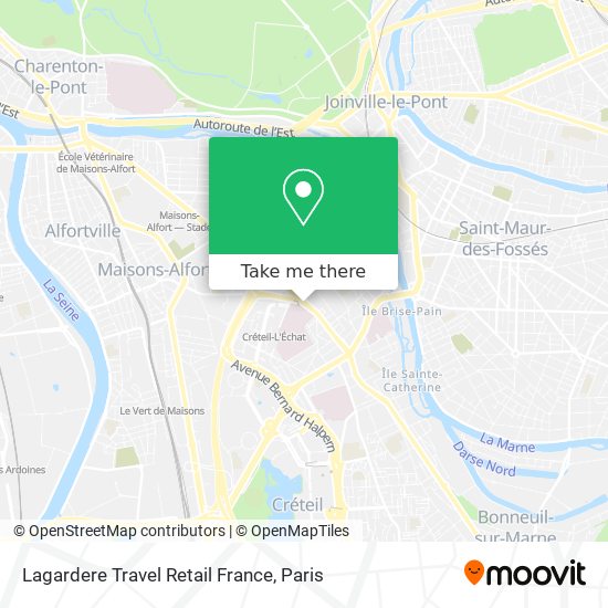 Lagardere Travel Retail France map