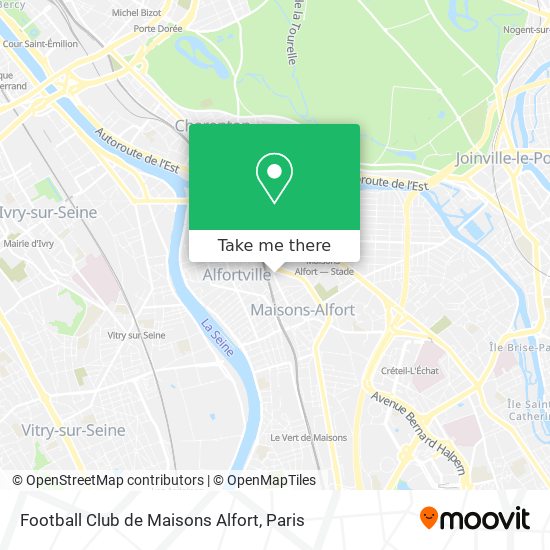 Football Club de Maisons Alfort map