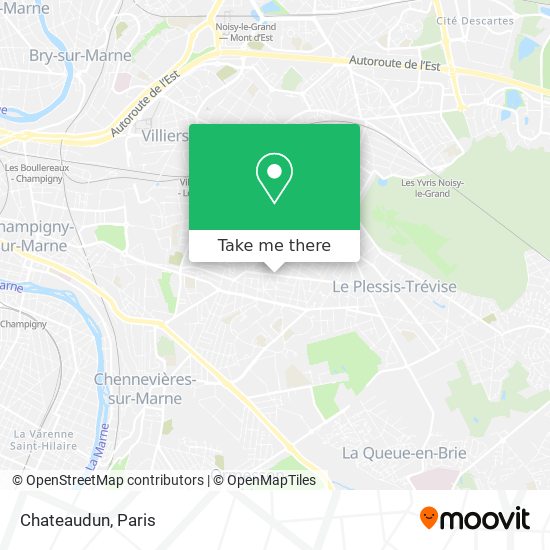 Mapa Chateaudun