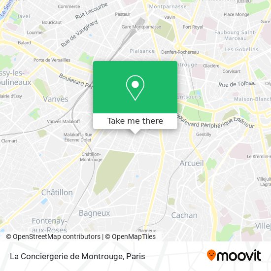 La Conciergerie de Montrouge map