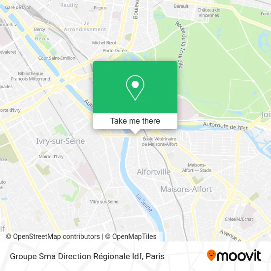 Groupe Sma Direction Régionale Idf map