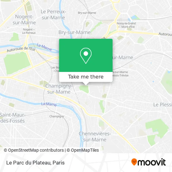 Le Parc du Plateau map