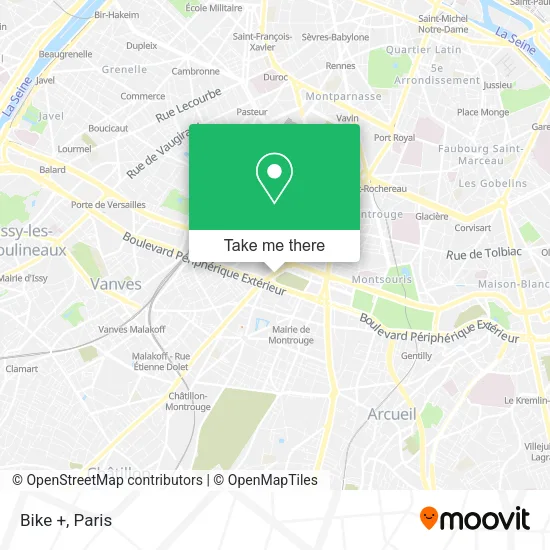 Bike + map