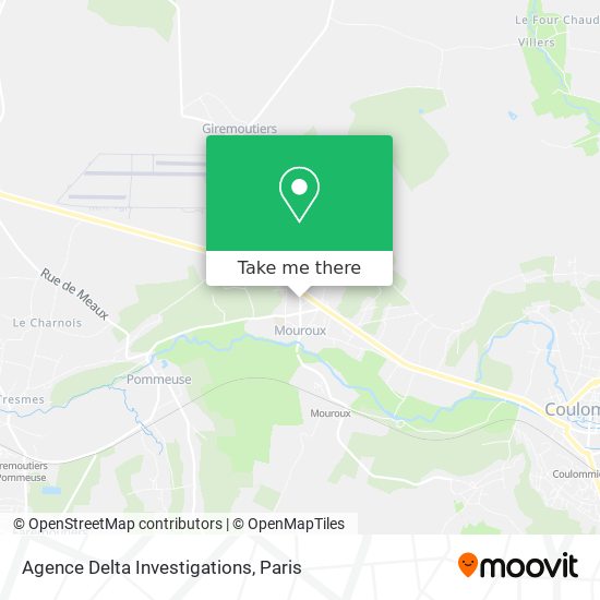 Mapa Agence Delta Investigations