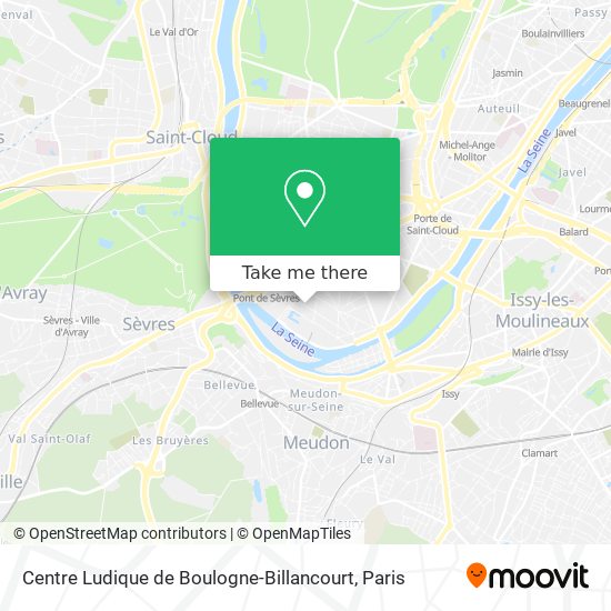 Centre Ludique de Boulogne-Billancourt map