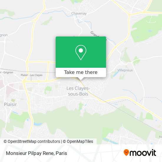 Mapa Monsieur Pilpay Rene