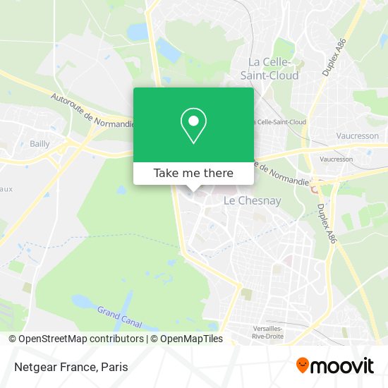 Netgear France map