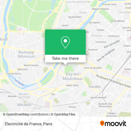 Électricité de France map