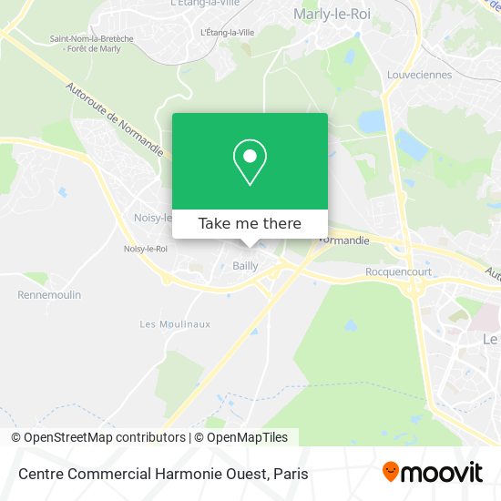 Centre Commercial Harmonie Ouest map