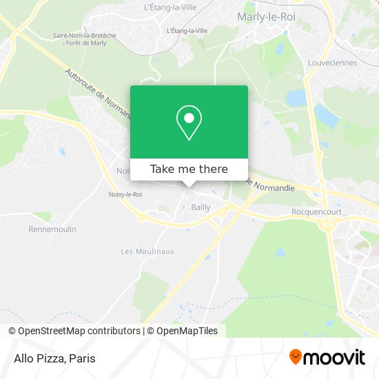 Allo Pizza map