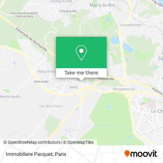 Immobiliere Pacquet map