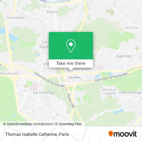 Thomas Isabelle Catherine map