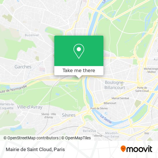 Mapa Mairie de Saint Cloud