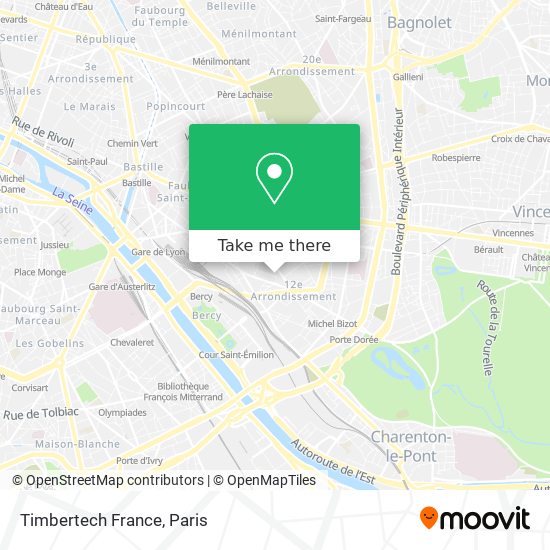 Timbertech France map