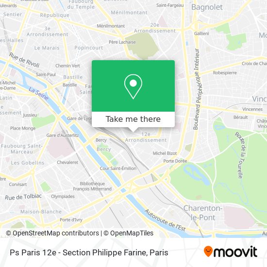 Mapa Ps Paris 12e - Section Philippe Farine