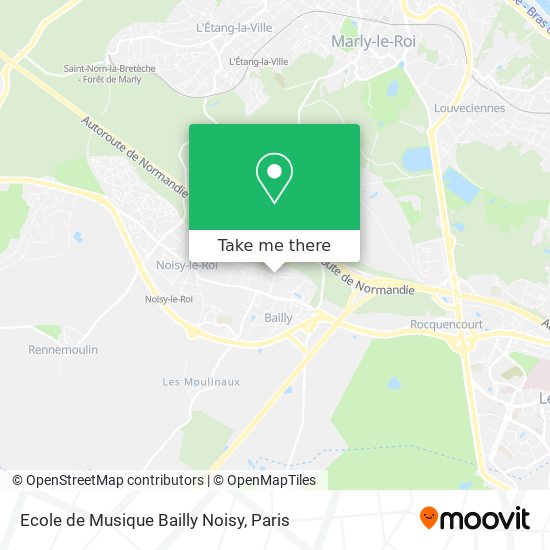 Ecole de Musique Bailly Noisy map