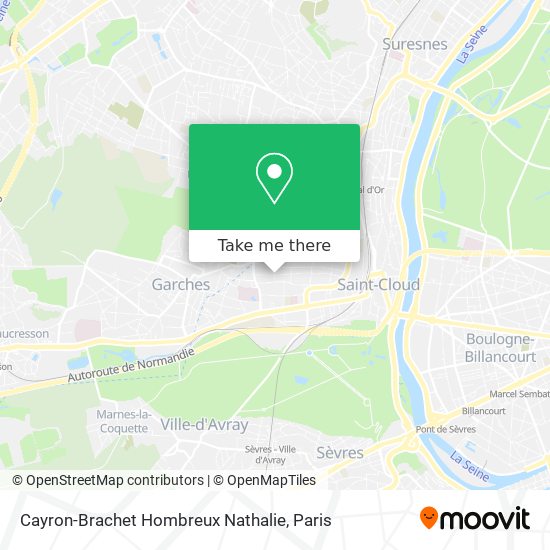 Cayron-Brachet Hombreux Nathalie map