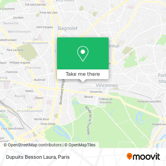 Dupuits Besson Laura map