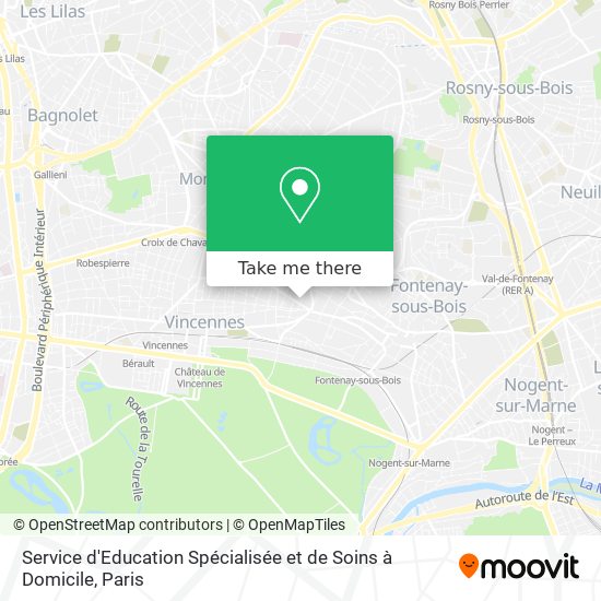 Mapa Service d'Education Spécialisée et de Soins à Domicile