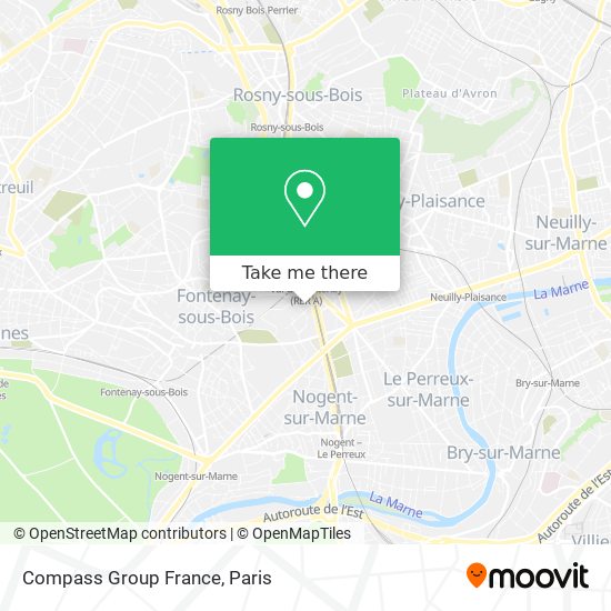 Mapa Compass Group France