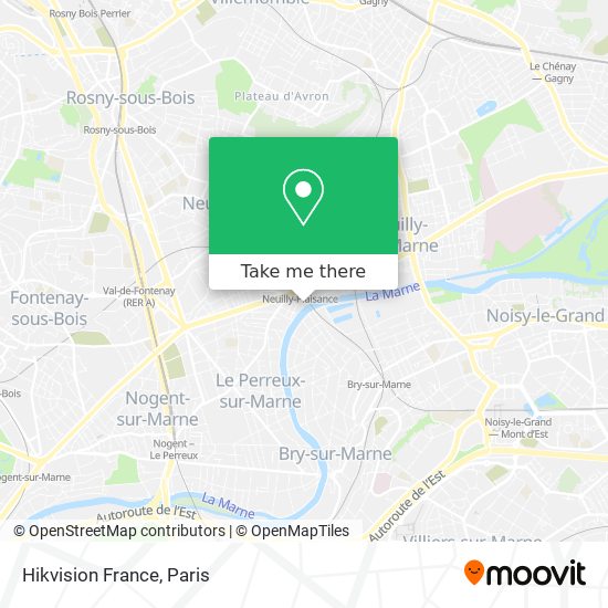 Hikvision France map