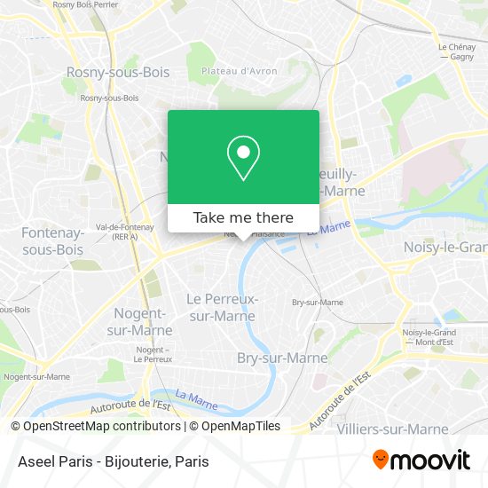 Mapa Aseel Paris - Bijouterie